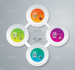 精美彩色信息圖表設(shè)計(jì)矢量素材 點(diǎn)亮互聯(lián)網(wǎng)信息咨詢的視覺表達(dá)